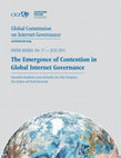 Research paper thumbnail of The Emergence of Contention in Global Internet Governance