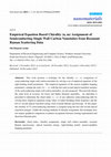 Research paper thumbnail of Empirical Equation Based Chirality (n, m) Assignment of Semiconducting Single Wall Carbon Nanotubes from Resonant Raman Scattering Data