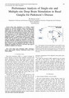 Research paper thumbnail of Performance Analysis of Single-site and Multiple-site Deep Brain Stimulation in Basal Ganglia for Parkinson’s Disease