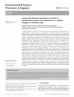 Research paper thumbnail of Levels and chemical speciation of arsenic in representative biota and sediments of a tropical mangrove wetland, India