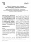 Research paper thumbnail of Endogenous catecholamine synthesis, metabolism, storage, and uptake in human peripheral blood mononuclear cells