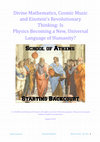 Research paper thumbnail of Divine mathematics, cosmic music and Einstein’s revolutionary thinking: is Physics becoming a new, universal language of humanity?