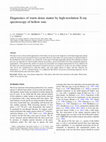 Research paper thumbnail of Diagnostics of warm dense matter by high-resolution X-ray spectroscopy of hollow ions