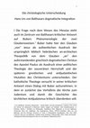 Research paper thumbnail of Die christologische Unterscheidung - Hans Urs von Balthasars Dialog mit Martin Buber