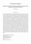 Research paper thumbnail of “An Oracle for Collectors”:  Philipp von Stosch and the Collecting and Dealing in Antiquities in Early Eighteenth-Century Rome and Florence