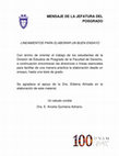 Research paper thumbnail of MENSAJE DE LA JEFATURA DEL POSGRADO