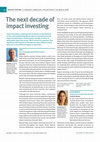 Research paper thumbnail of The Next Decade of Impact Investing