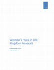 Research paper thumbnail of Women and the Old Kingdom Funeral