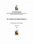 Research paper thumbnail of EL PARTO EN OBSTETRICIA. Libro, Ed. U. de Chile 2007.