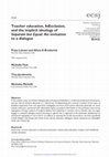 Research paper thumbnail of Teacher education, In/Exclusion, and the Implicit Ideology of "Separate but Equal:" An Invitation to a Dialogue