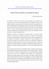 Research paper thumbnail of Brasil: fractura política en tiempos de cólera (2015)