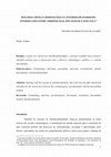 Research paper thumbnail of DISCURSO CRÍTICO-CRIMINOLÓGICO E INTERDISCIPLINARIDADE: INTERSECÇÕES ENTRE CRIMINOLOGIA, PSICANÁLISE E FOUCAULT