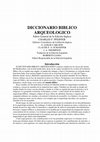 Research paper thumbnail of Diccionario biblico arqueologico