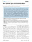 Research paper thumbnail of New Targets for Drug Discovery against Malaria