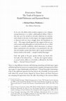 Research paper thumbnail of Analogia Verbi: The Truth of Scripture in Bultmann and Brown