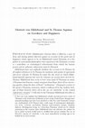 Research paper thumbnail of Hildebrand and Thomas Aquinas on Goodness and Happiness