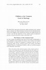 Research paper thumbnail of Children as the Common Good of Marriage