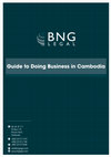 Research paper thumbnail of Guide to Doing Business in Cambodia Guide to Doing Business in Cambodia