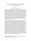 Research paper thumbnail of The History of the History of Ethics and Emblematic Passages