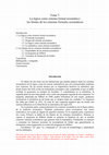 Research paper thumbnail of La lógica como sistema formal axiomático: los límites de los sistemas formales axiomáticos