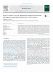 Research paper thumbnail of Rupture, resilience, and risk: Relationships between mental health and migration among gay-identified men in North America