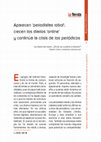 Research paper thumbnail of Aparecen 'periodistas robot'; crecen los diarios 'online' y continúa la crisis de los periódicos