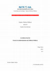 Research paper thumbnail of Globalização: Factor de condicionamento das Políticas Públicas