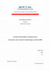 Research paper thumbnail of Institucionalismo e globalização