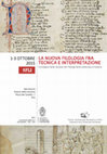 Research paper thumbnail of Per una nuova edizione del cosiddetto "Canzoniere" di Francesco Cei