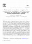 Research paper thumbnail of A multi-isotopic and trace element investigation of the Cretaceous–Tertiary boundary layer at Stevns Klint, Denmark – inferences for the origin and nature of siderophile and lithophile element geochemical anomalies