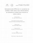 Research paper thumbnail of Implementación FPGA de un Algoritmo de Estéreo Visión Densa Para Procesamiento de Imágenes en Tiempo Real Basado en Lógica Difusa