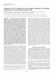 Research paper thumbnail of Analysis of ClC-2 channels as an alternative pathway for chloride conduction in cystic fibrosis airway cells