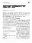 Research paper thumbnail of Three-dimensional hydrostratigraphical modelling to support evaluation of recharge and saltwater intrusion in a coastal groundwater system in Vietnam