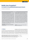 Research paper thumbnail of Beihilfe ohne Perspektive? Die Zukunft der Gesundheitskostenabsicherung für Beamte