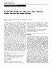 Research paper thumbnail of Examining the strength and possible causes of the relationship between fire history and Sudden Oak Death