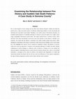 Research paper thumbnail of Examining the relationship between fire history and sudden oak death patterns: a case study in Sonoma County