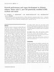 Research paper thumbnail of Growth performance and organ development in Atlantic salmon, Salmo salar L. parr fed genetically modified (GM) soybean and maize