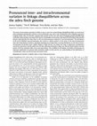 Research paper thumbnail of Pronounced inter- and intrachromosomal variation in linkage disequilibrium across the zebra finch genome