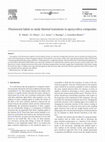 Research paper thumbnail of Fluorescent labels to study thermal transitions in epoxy/silica composites