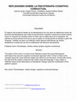 Research paper thumbnail of REFLEXIONES SOBRE LA PSICOTERAPIA COGNITIVO