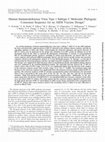 Research paper thumbnail of Human Immunodeficiency Virus Type 1 Subtype C Molecular Phylogeny: Consensus Sequence for an AIDS Vaccine Design?