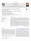 Research paper thumbnail of Fast and powerful heritability inference for family-based neuroimaging studies