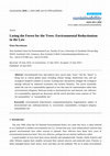 Research paper thumbnail of Losing the Forest for the Trees: Environmental Reductionism in the Law