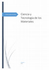 Research paper thumbnail of Ciencia y Tecnología de los Materiales