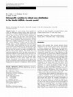 Research paper thumbnail of Intraspecific variation in retinal cone distribution in the bluefin killifish, Lucania goodei