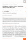 Research paper thumbnail of New insights into the geological structure of the Netherlands; results of a detailed mapping project. 2012, Netherlands Journal of Geosciences 91 (4), 419-446.