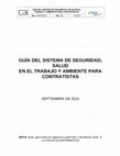 Research paper thumbnail of GUIA PARA CONTRATISTAS RUC REV 151