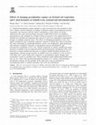 Research paper thumbnail of Effects of changing precipitation regimes on dryland soil respiration and C pool dynamics at rainfall event, seasonal and interannual scales