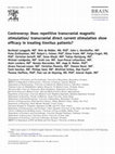 Research paper thumbnail of Controversy: Does repetitive transcranial magnetic stimulation/ transcranial direct current stimulation show efficacy in treating tinnitus patients?