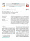 Research paper thumbnail of Plasma-treated polystyrene film that enhances binding efficiency forsensitive and label-free protein biosensing